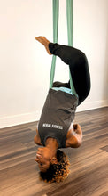 Load image into Gallery viewer, Women’s Upside Down "Aerial Fitness" Racerback Gray Tank