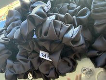 Load image into Gallery viewer, Black AIR branded scrunchie