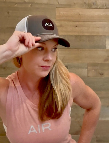 Gray / White Richardson Trucker Hat