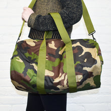 Load image into Gallery viewer, Aerial Fitness Aerial Yoga Camo Duffle Bag